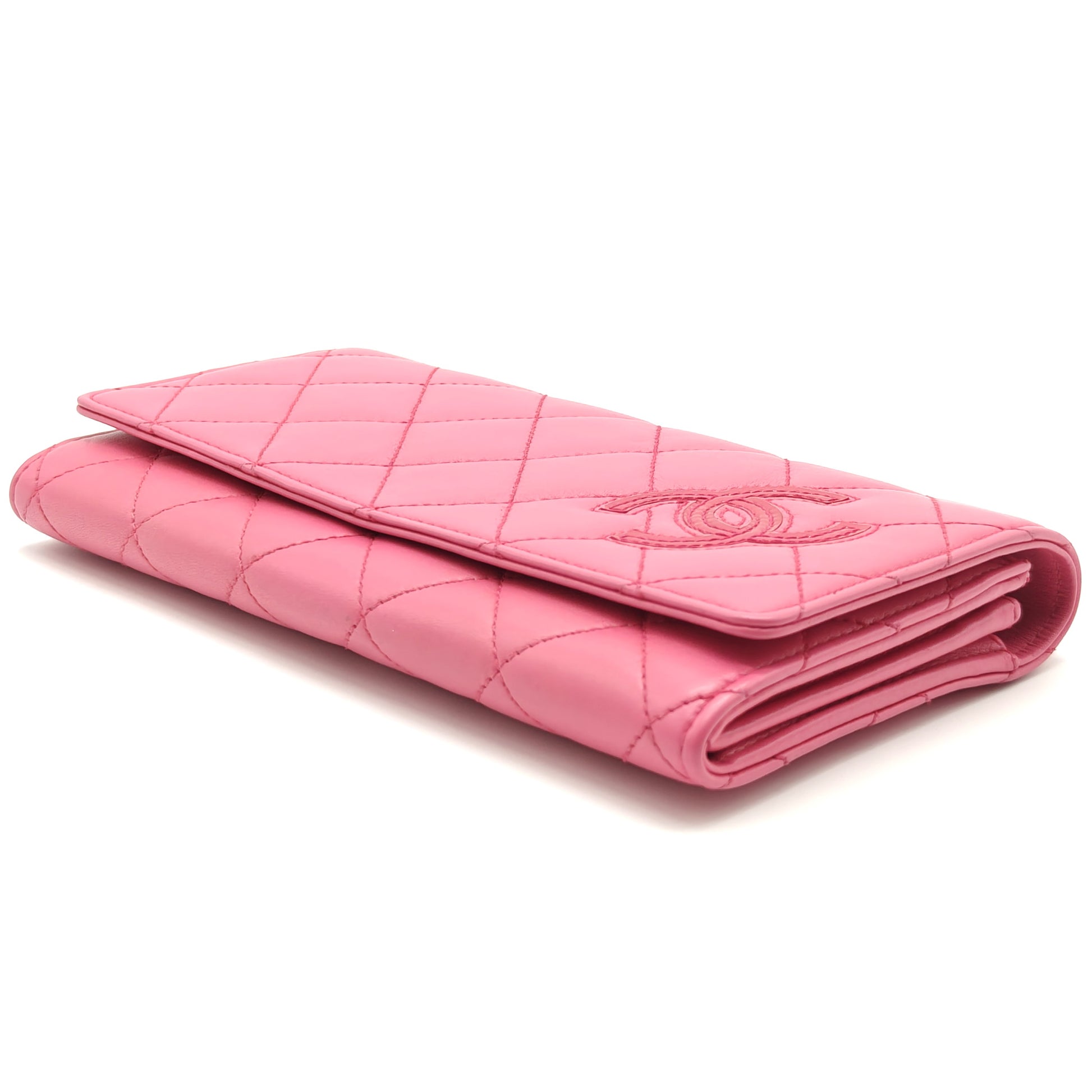 Portemonnaie Pink Leder Matelassé