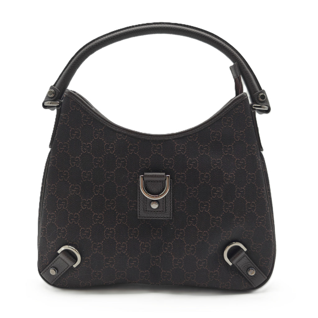 Abbey D-Ring Hobo GG Denim Medium