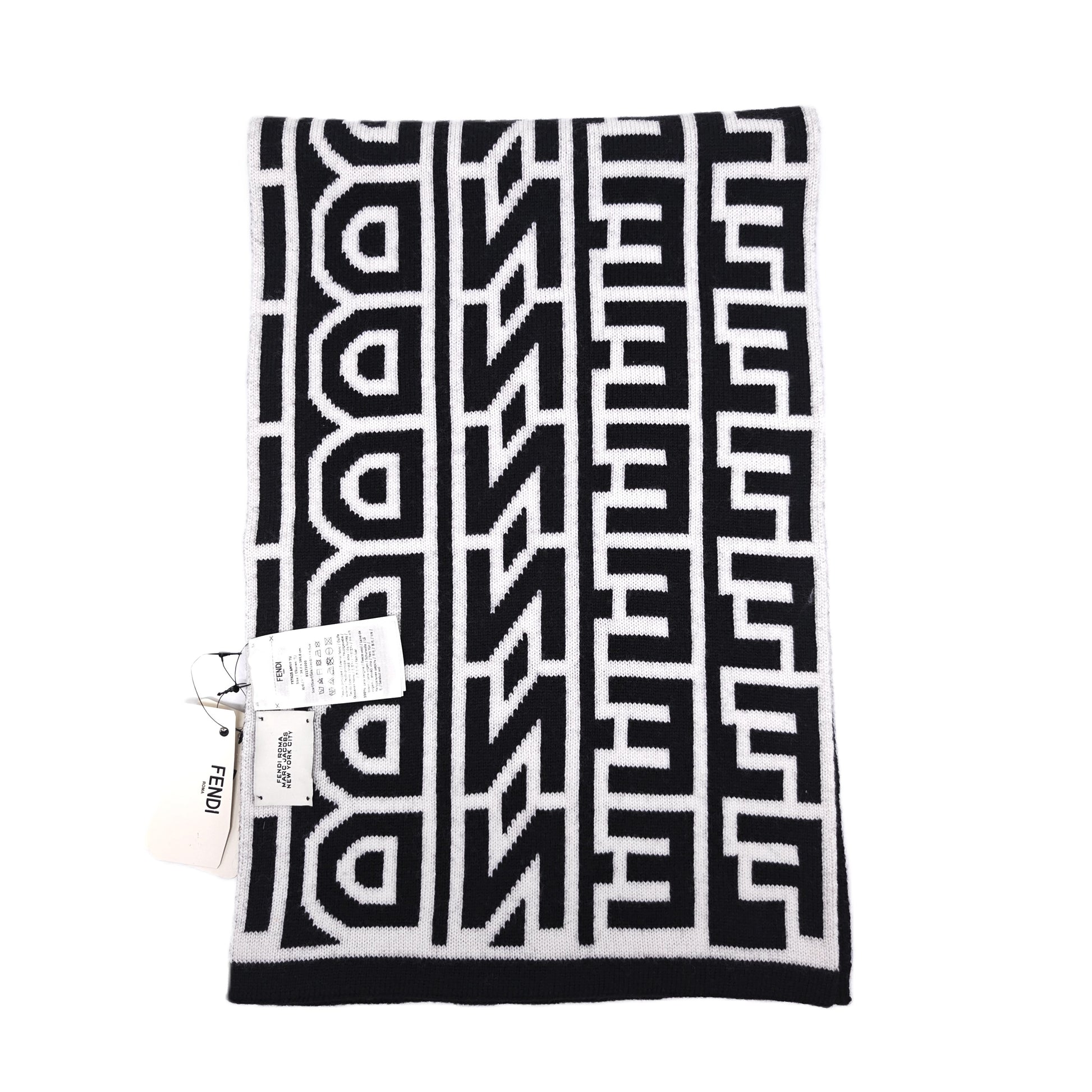Unisex Cashmere Logo Scarf