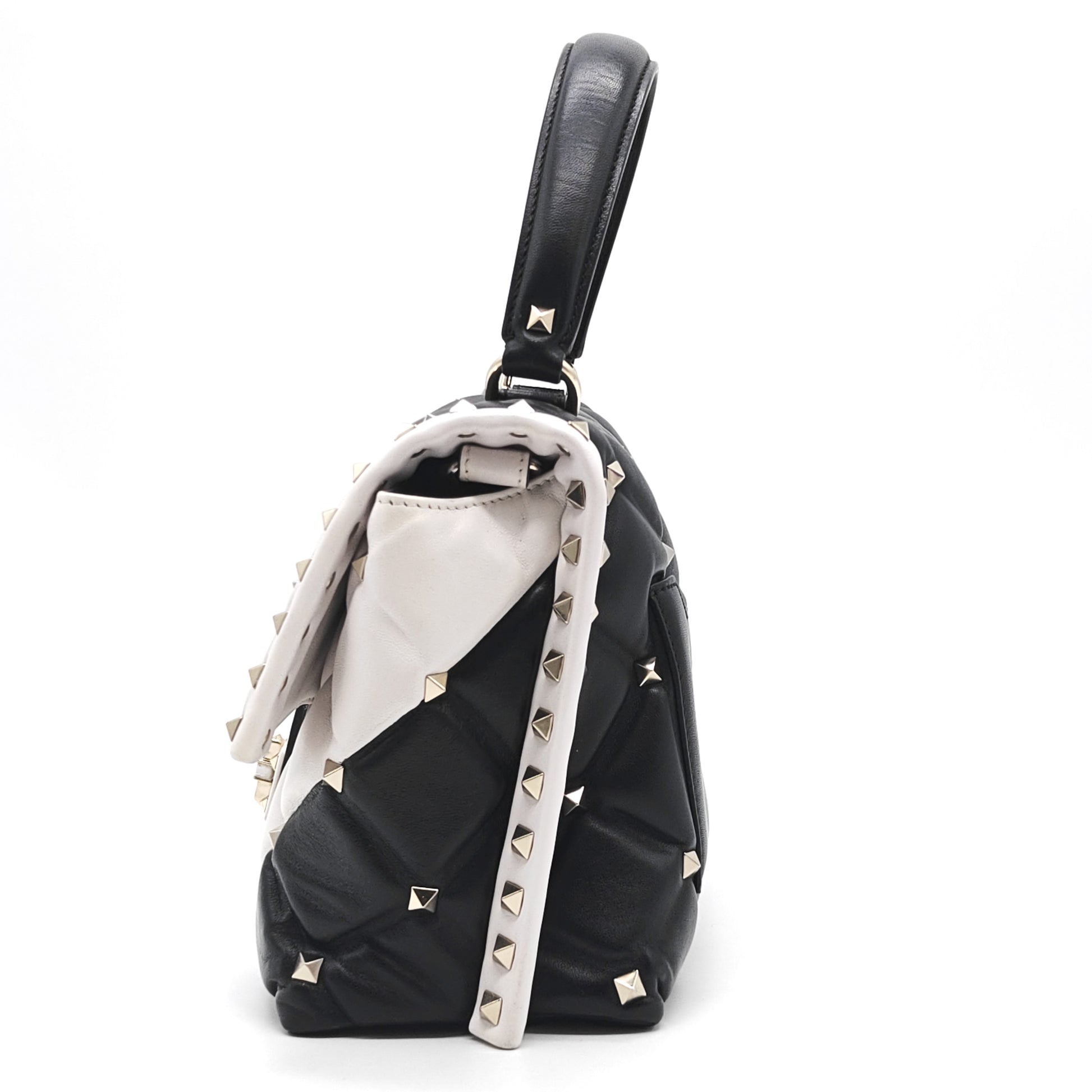 Black and white studded Valentino Bag
