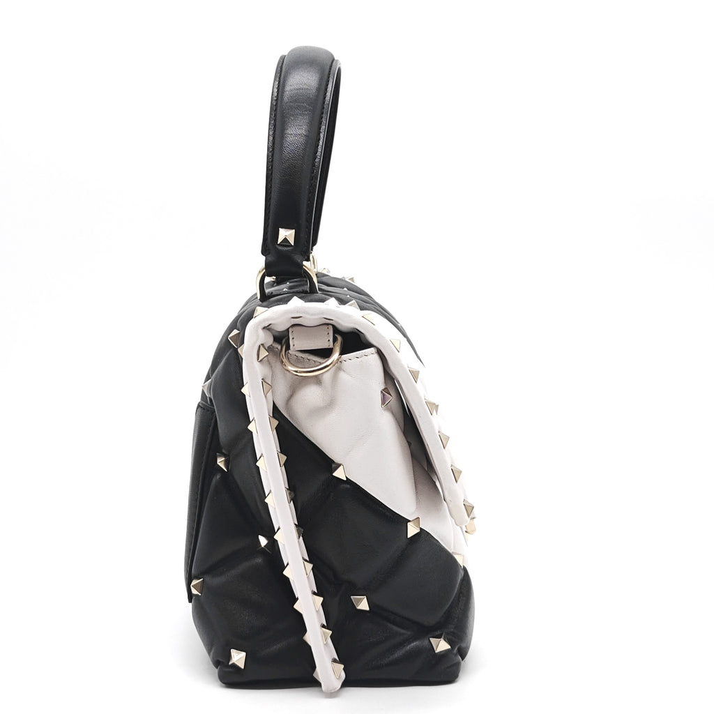 Black and white studded Valentino Bag
