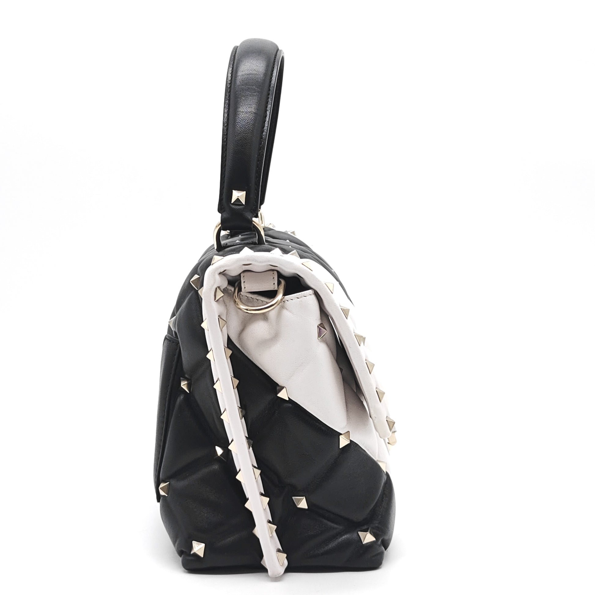 Black and white studded Valentino Bag