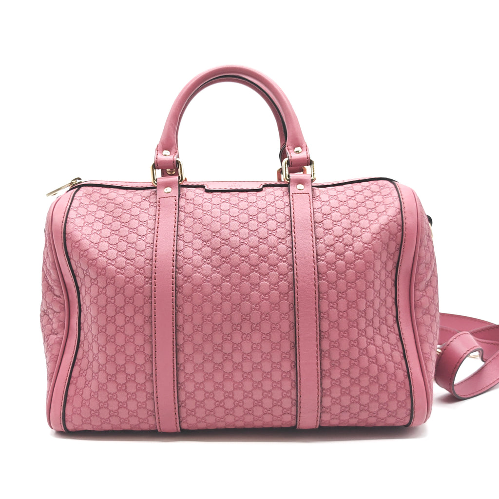 Joy Boston Bag Microguccissima Leather Medium