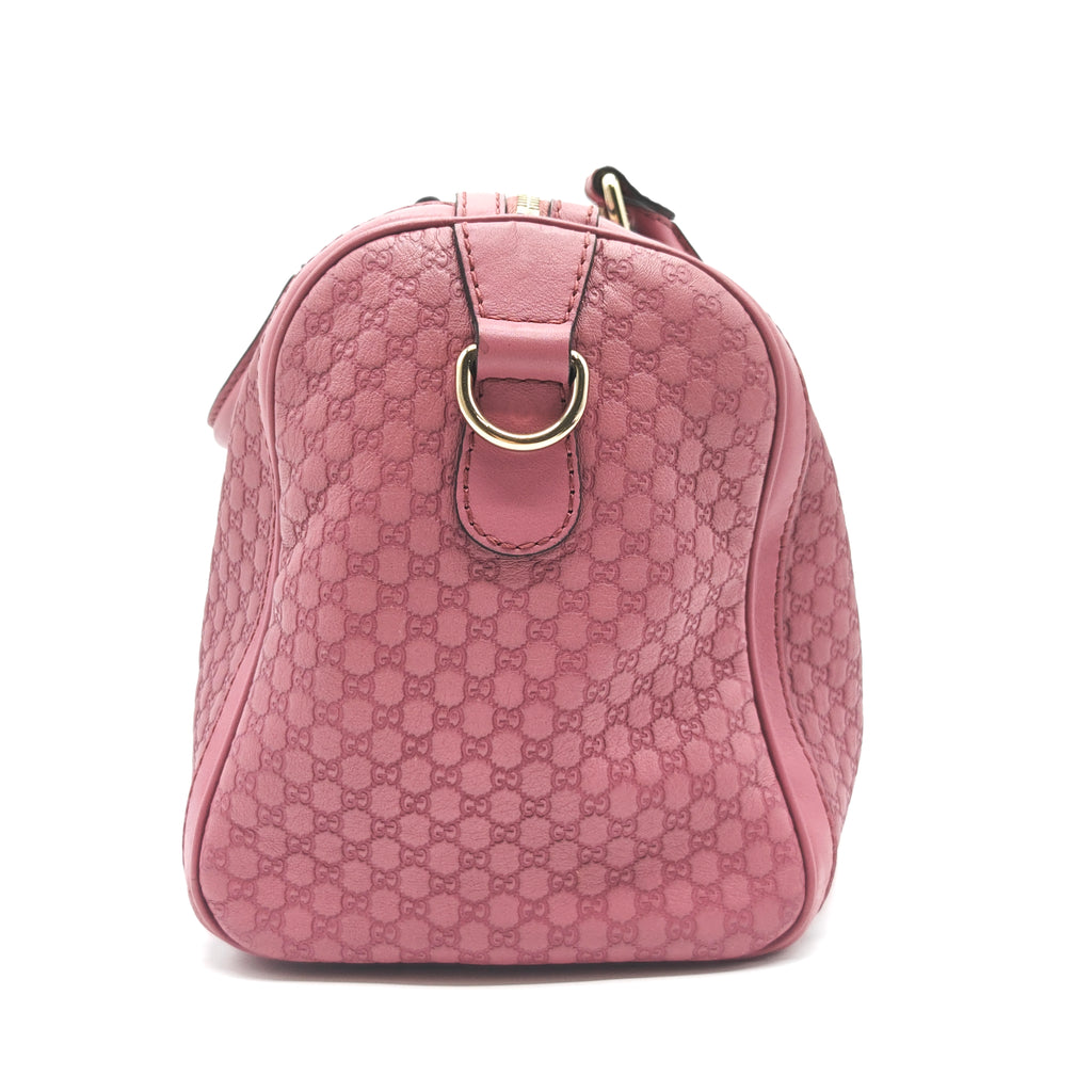 Joy Boston Bag Microguccissima Leather Medium