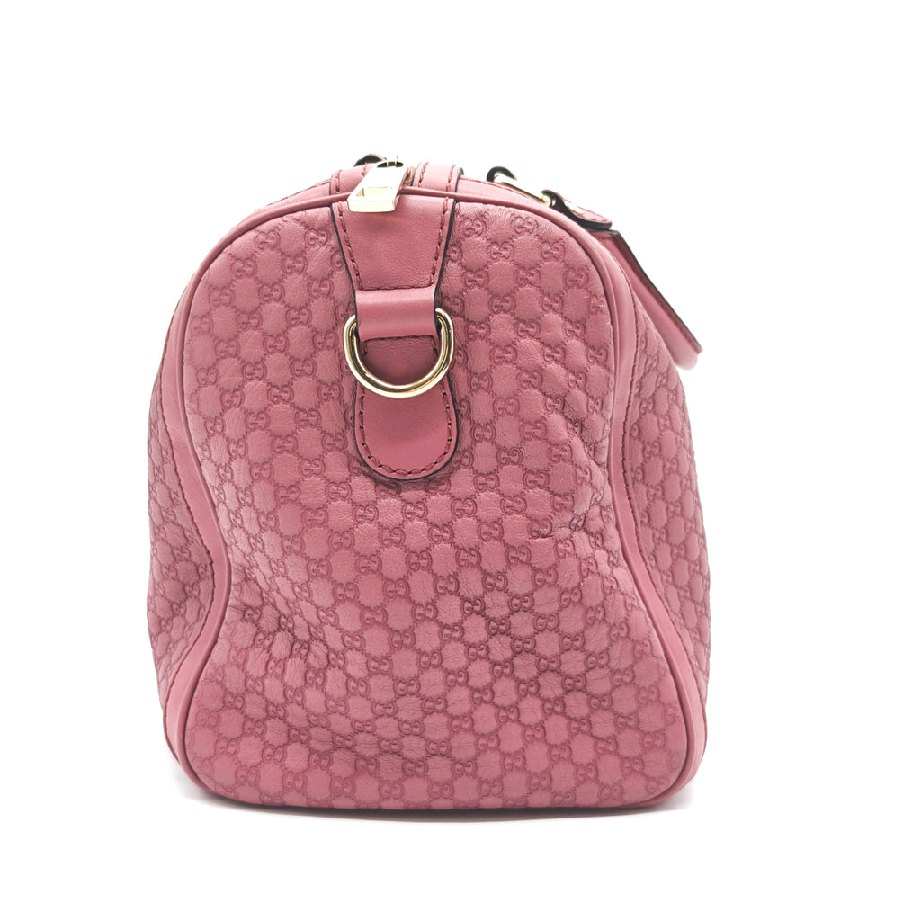 Joy Boston Bag Microguccissima Leather Medium