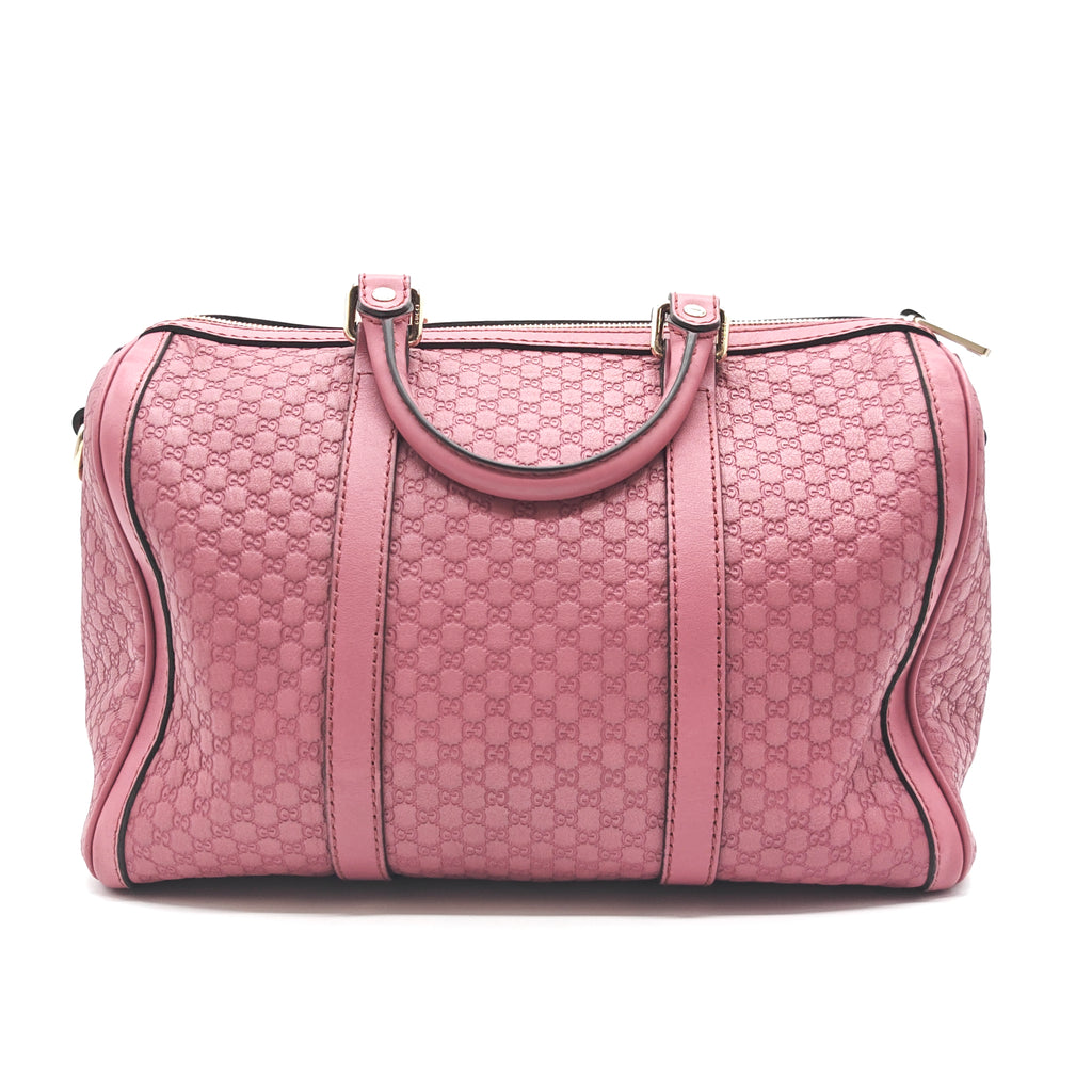 Joy Boston Bag Microguccissima Leather Medium