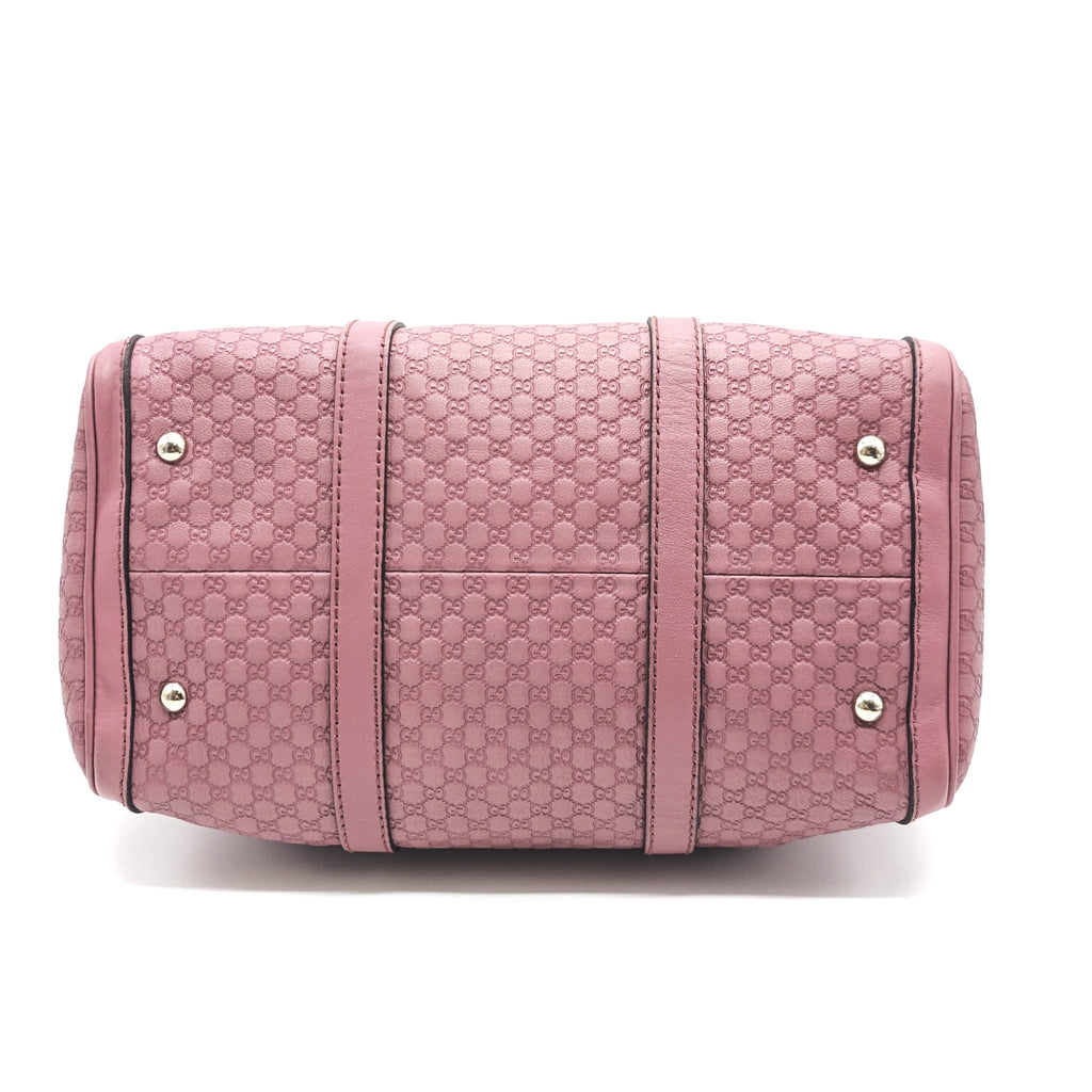 Joy Boston Bag Microguccissima Leather Medium