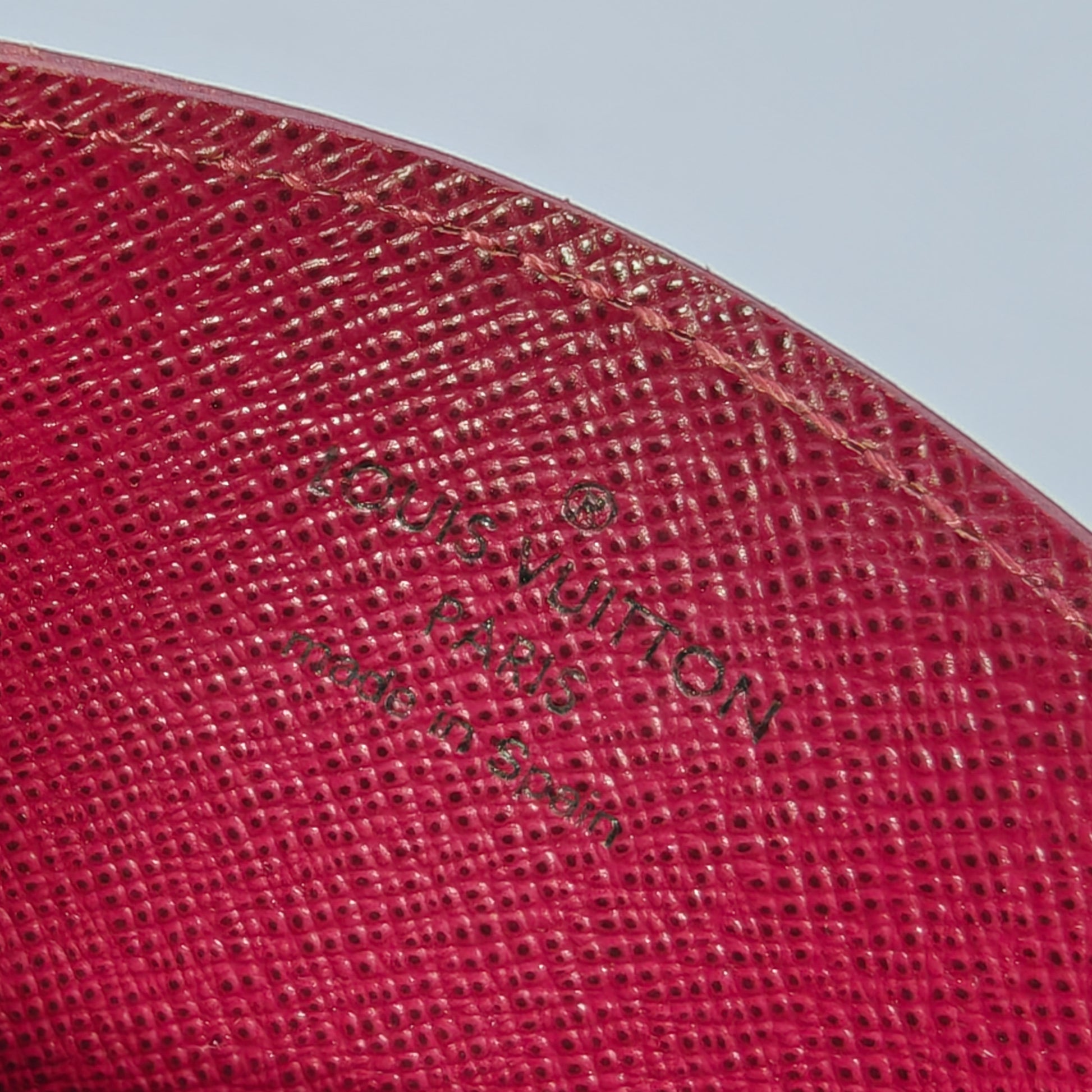 Brown Monogram Card Holder