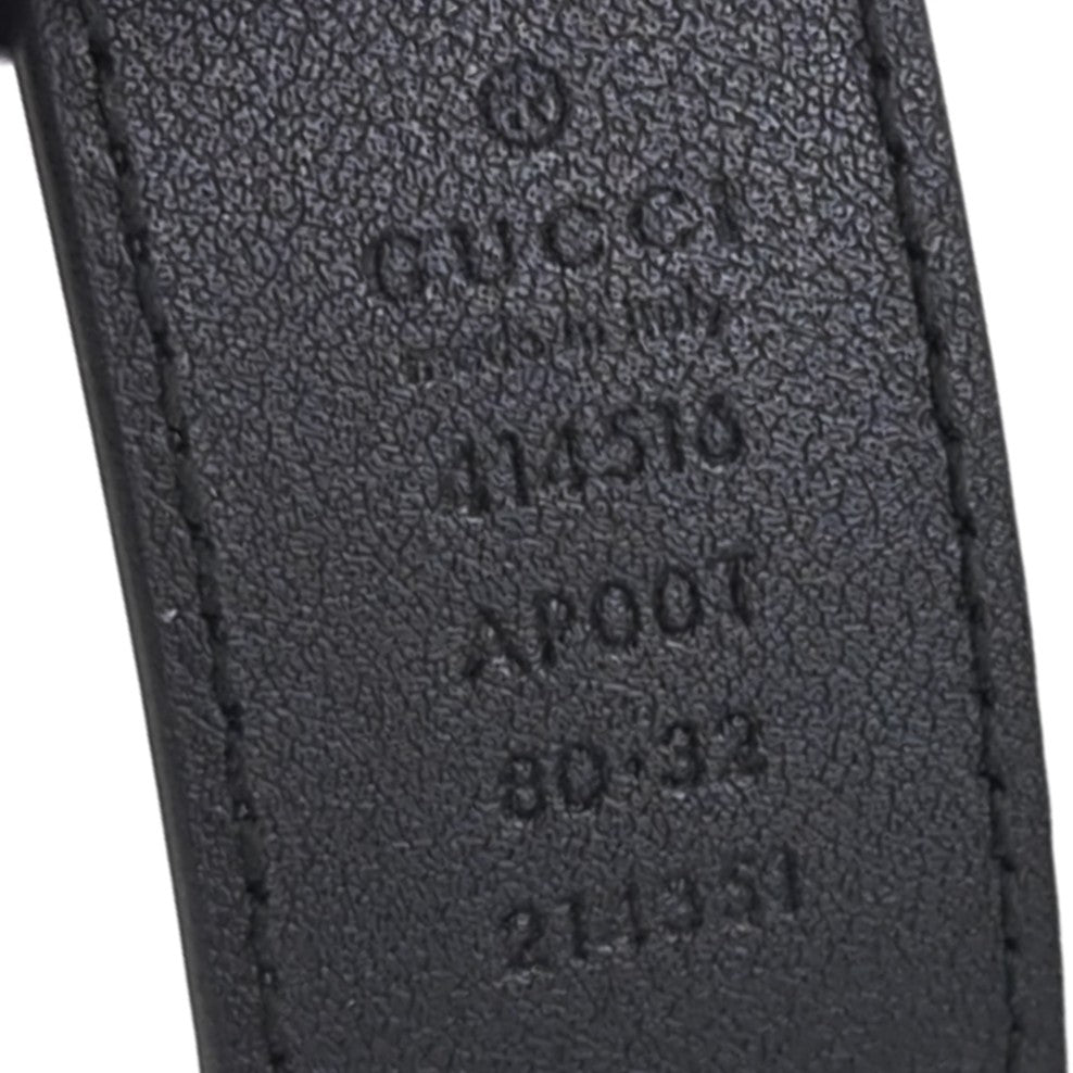 Double G Leather Belt Dimensions