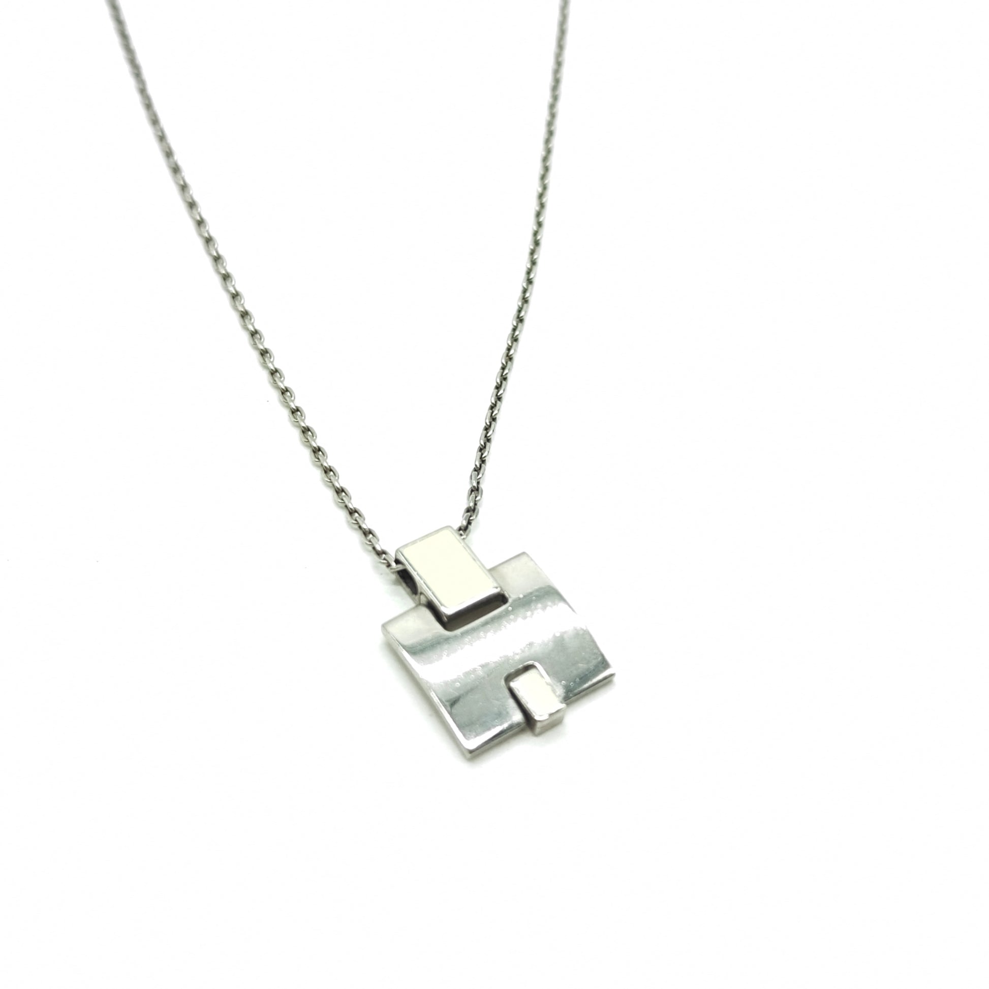 Eileen Enamel Pendant Necklace