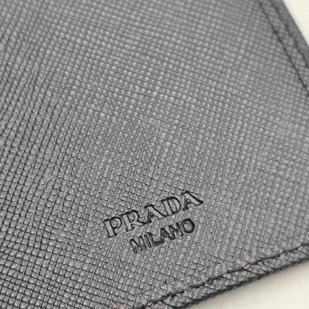 Saffiano Leather Wallet Flap