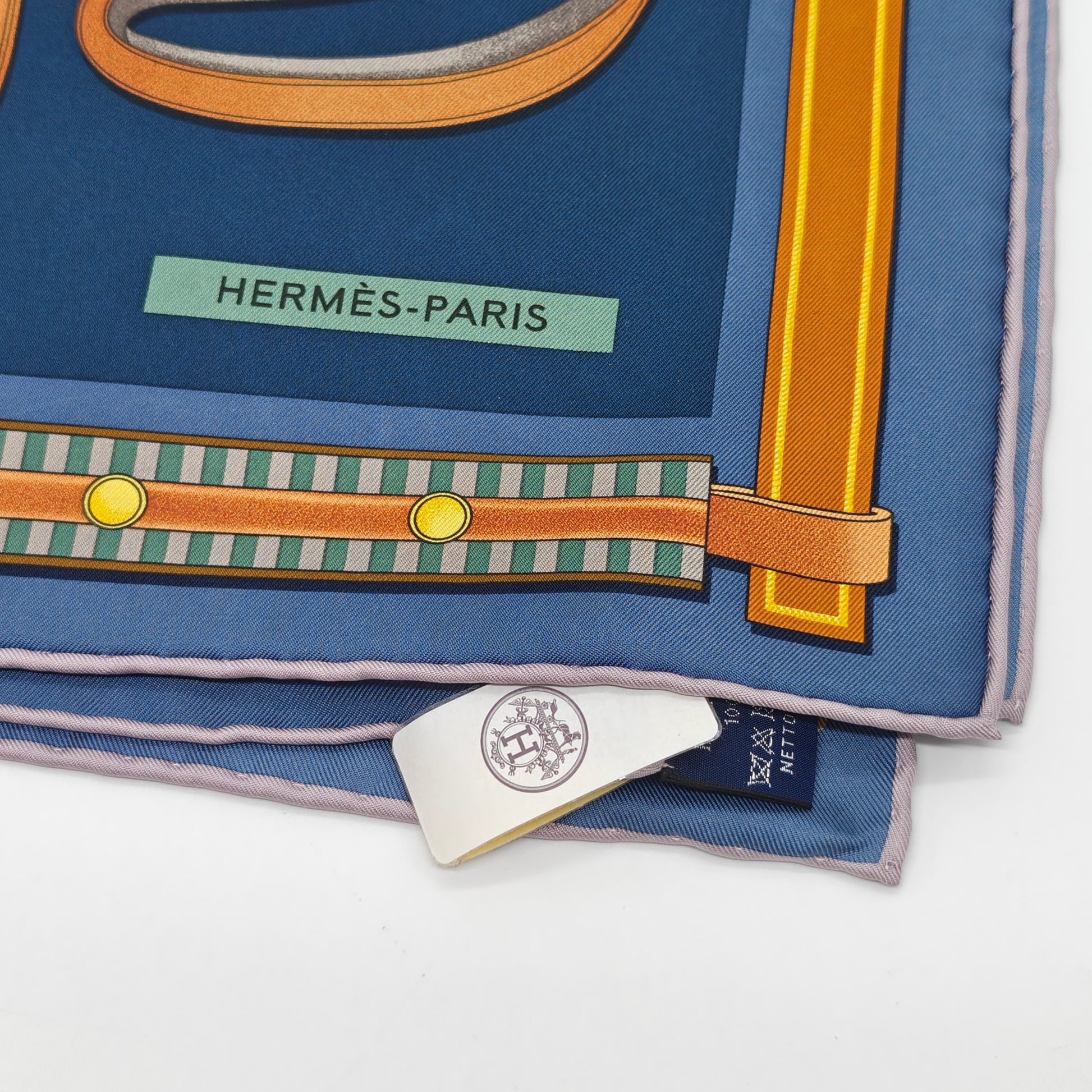 Lettres Equestre Silk Scarf Twins LDJ3287