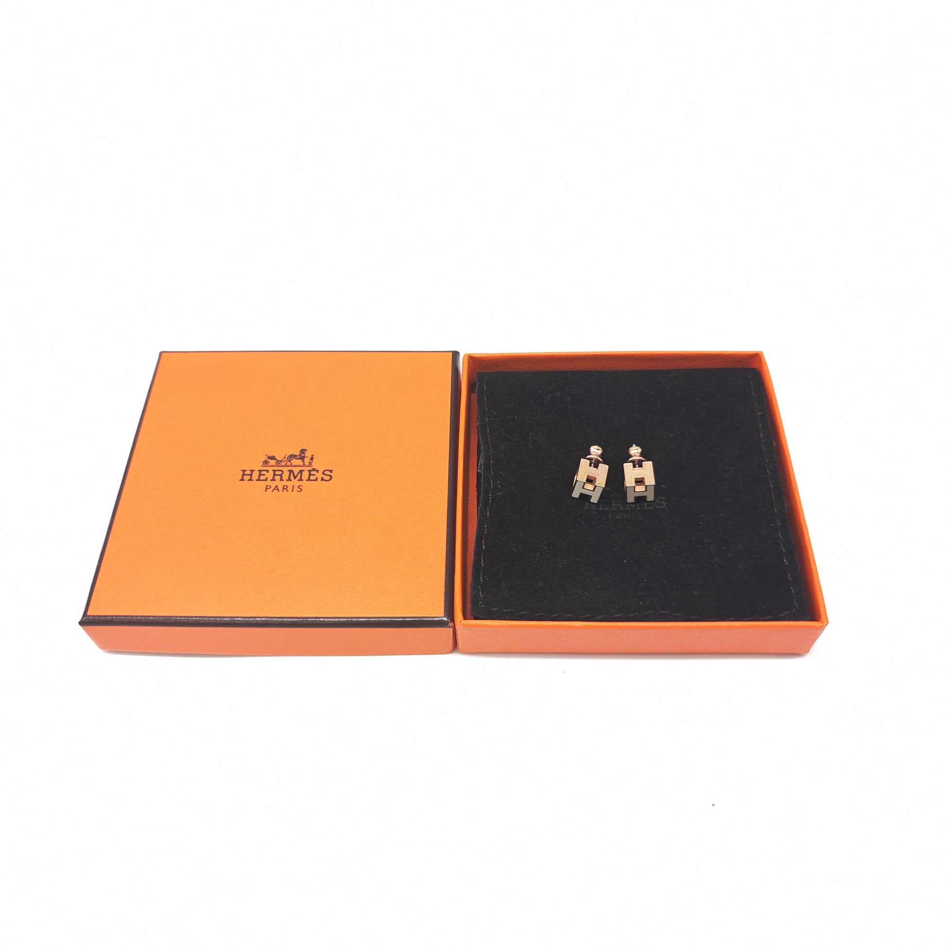 Hermès Cage d'H Earrings W22828