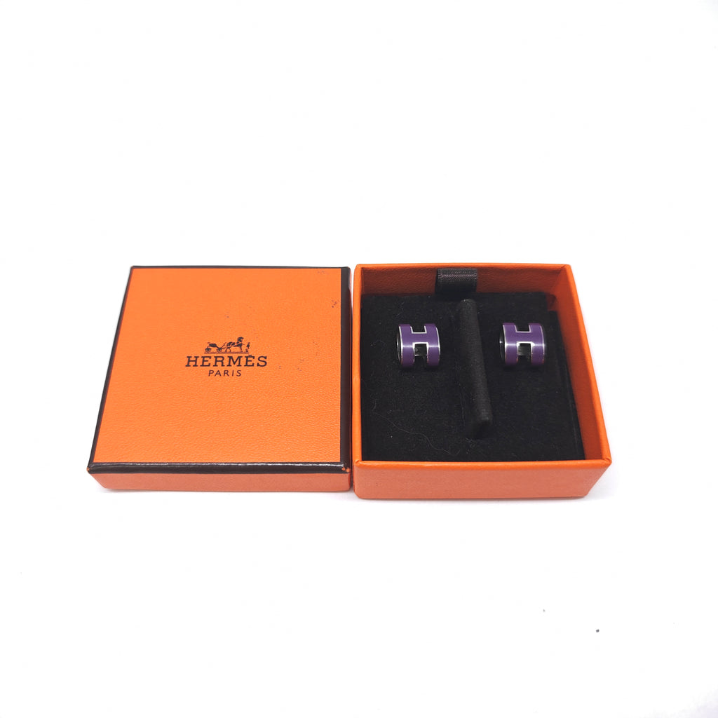 Hermès Mini Pop H Earrings W22826