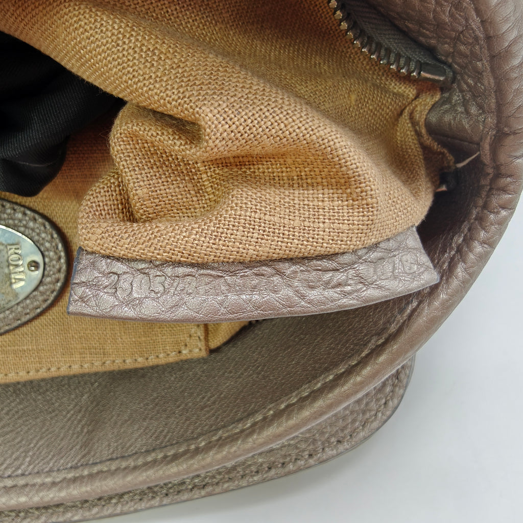 Fendi Selleria Cuoio Romano Leather Satchel Bag B23341