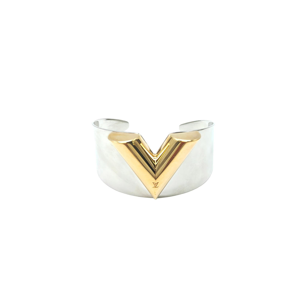Louis Vuitton Essential V Two-Tone Cuff Bracelet W22931