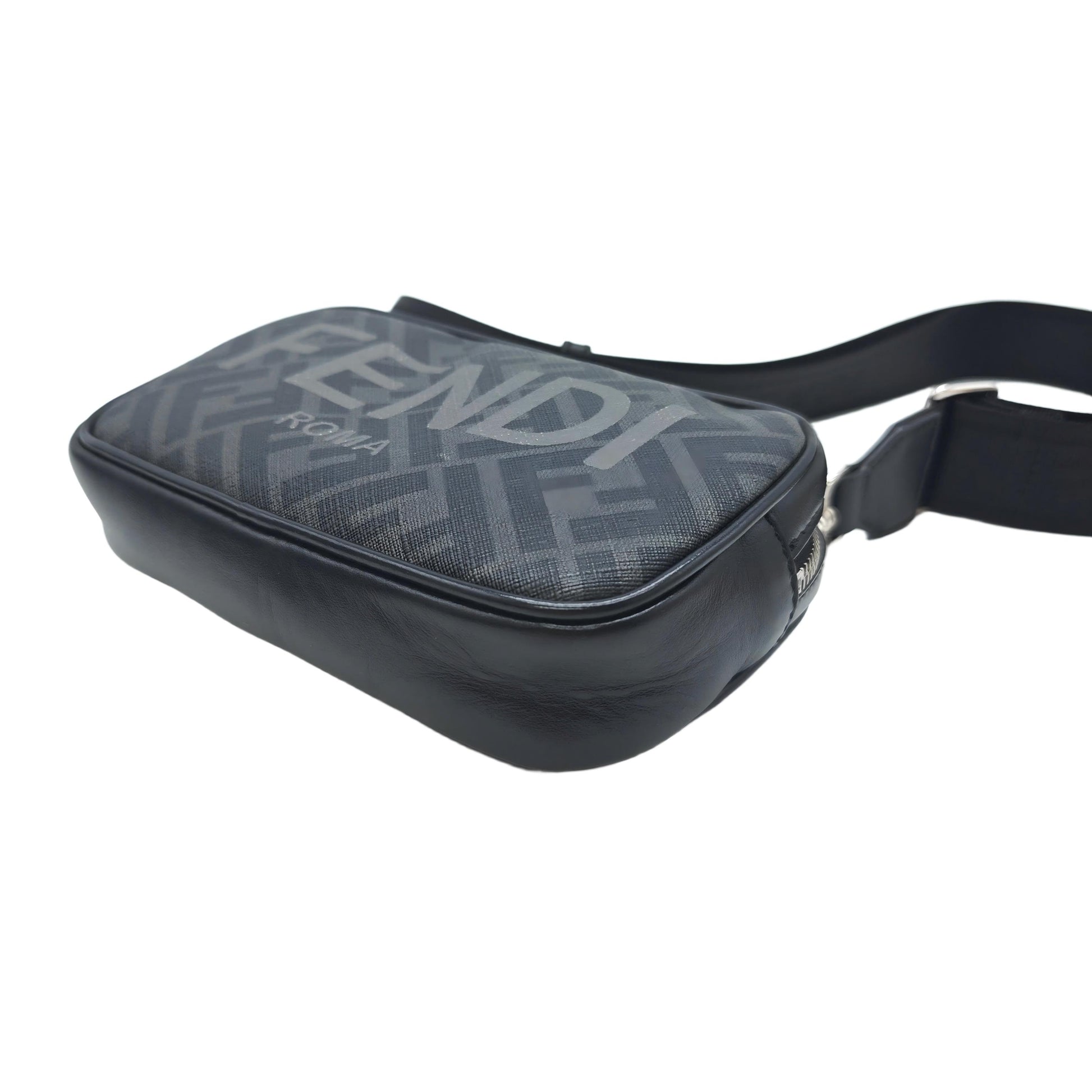 Fendi Zucca FF Camera Case Crossbody Twins LDJ5377