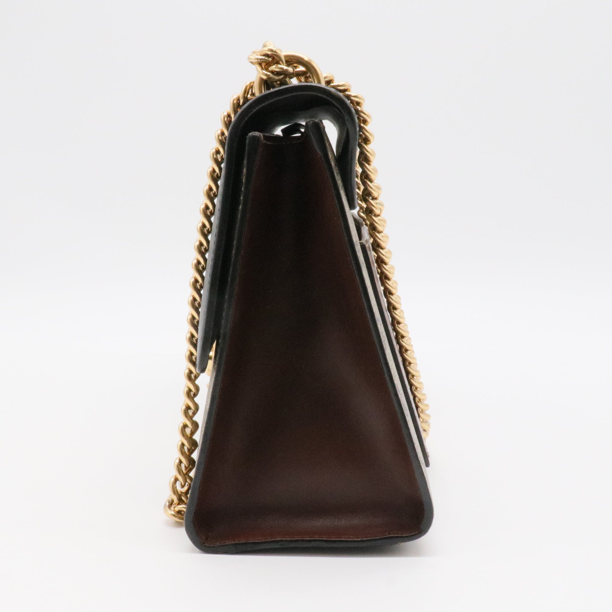 Padlock Shoulder Bag GG Coated Canvas and Leather Medium