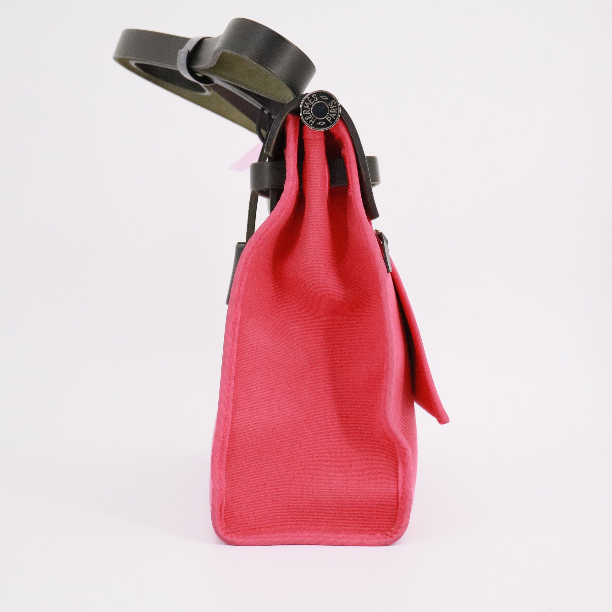 Hermes Herbag Zip Leather and Toile 31 Twins