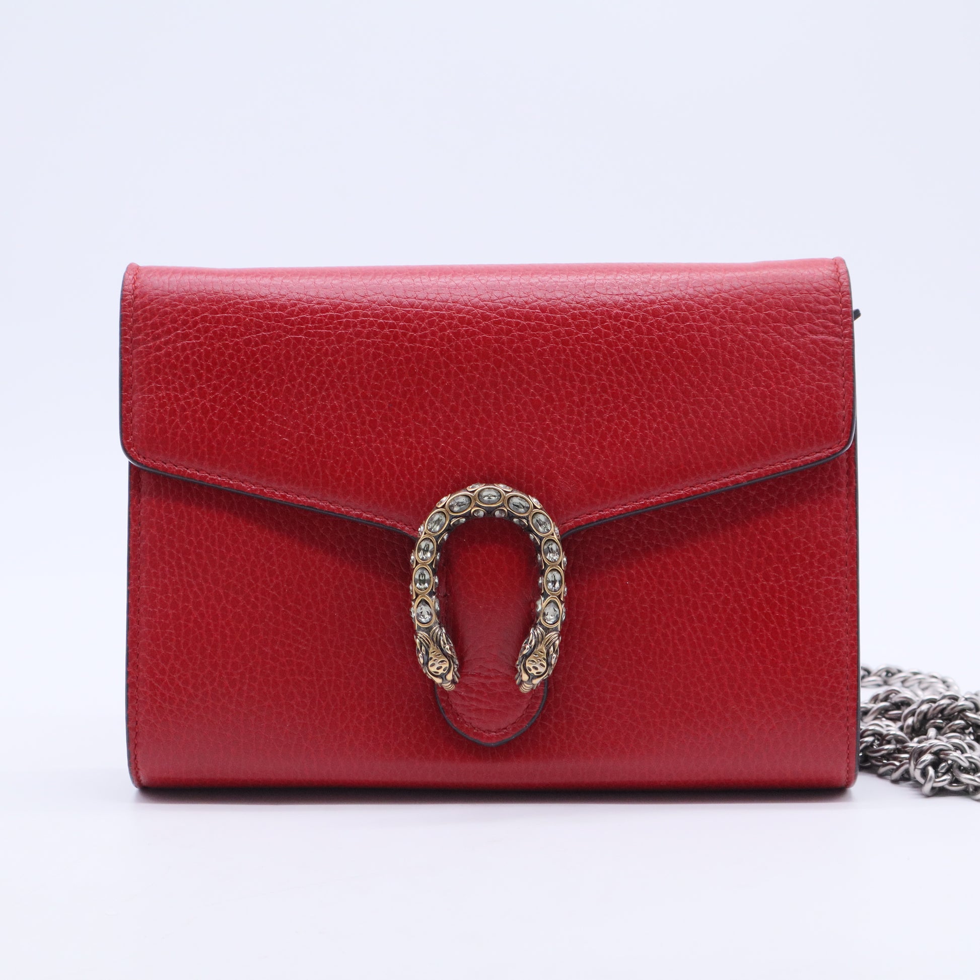 Dionysus Chain Shoulder Bag Red B20391