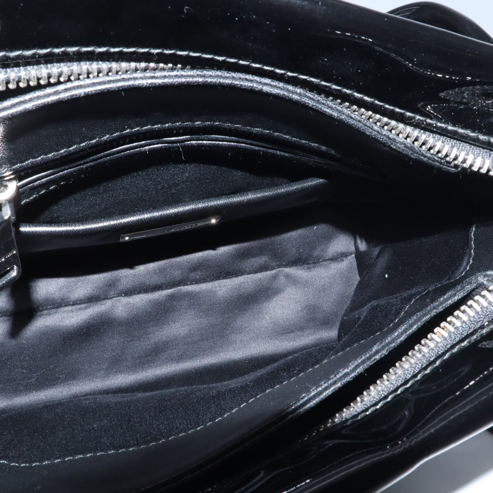 Miu Miu Patent Leather Top Handle Bag twins LDJ5830