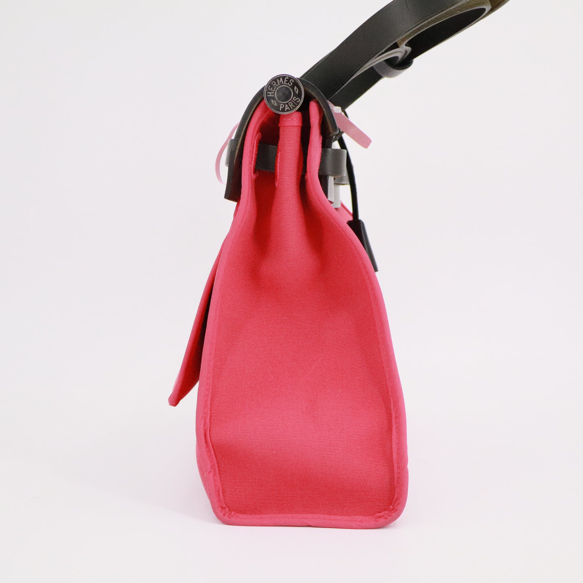 Hermes Herbag Zip Leather and Toile 31 Twins