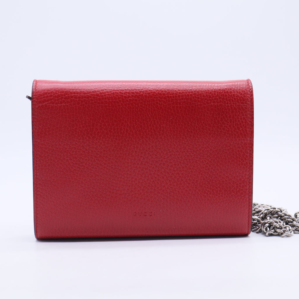 Dionysus Chain Shoulder Bag Red B20391