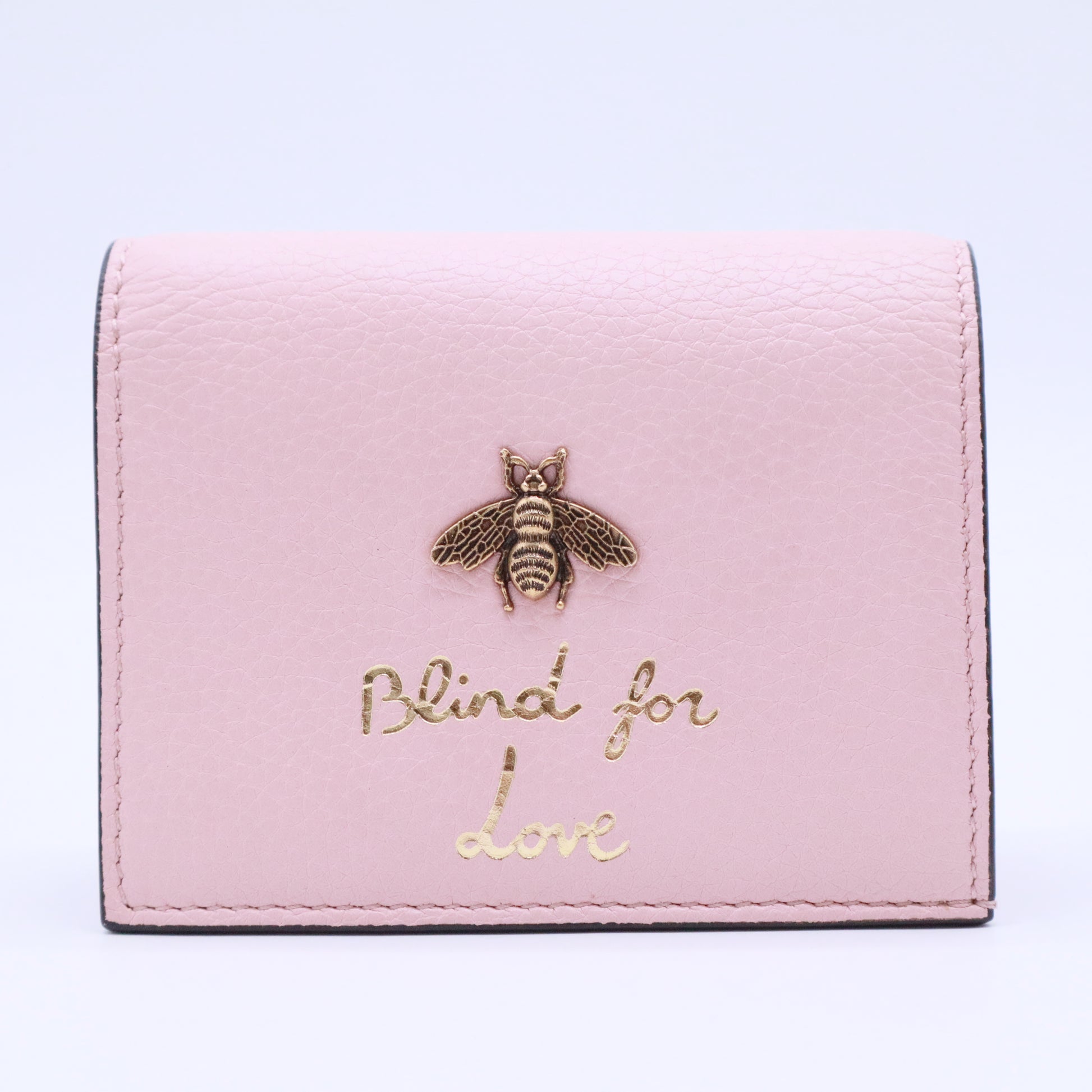 Blind For Love Wallet Leather Compact Wallet