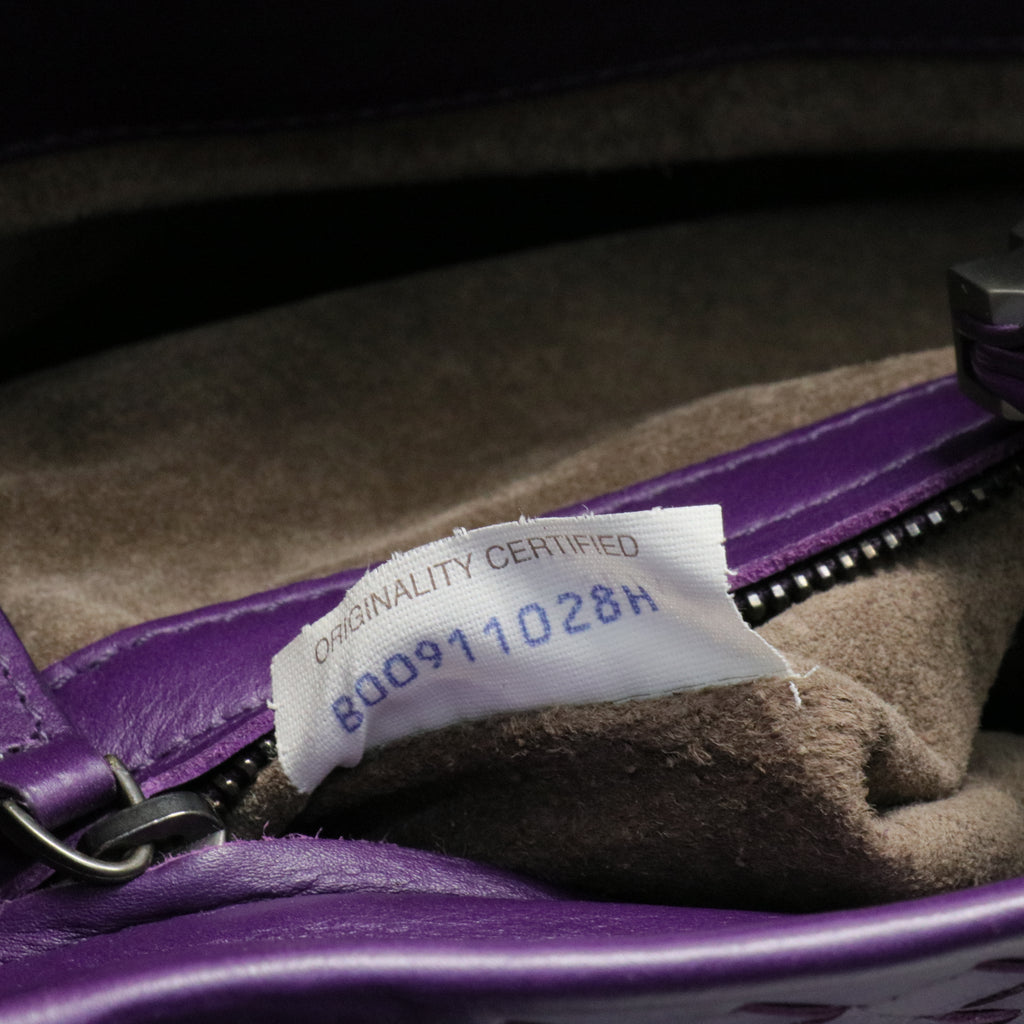 Roma Bag Intrecciato Nappa Medium