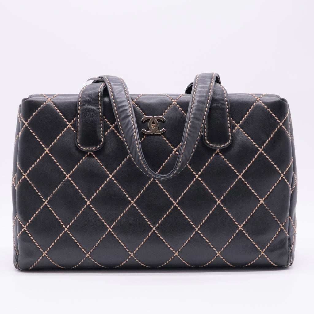 Quilted Stitch Tote Bag twins