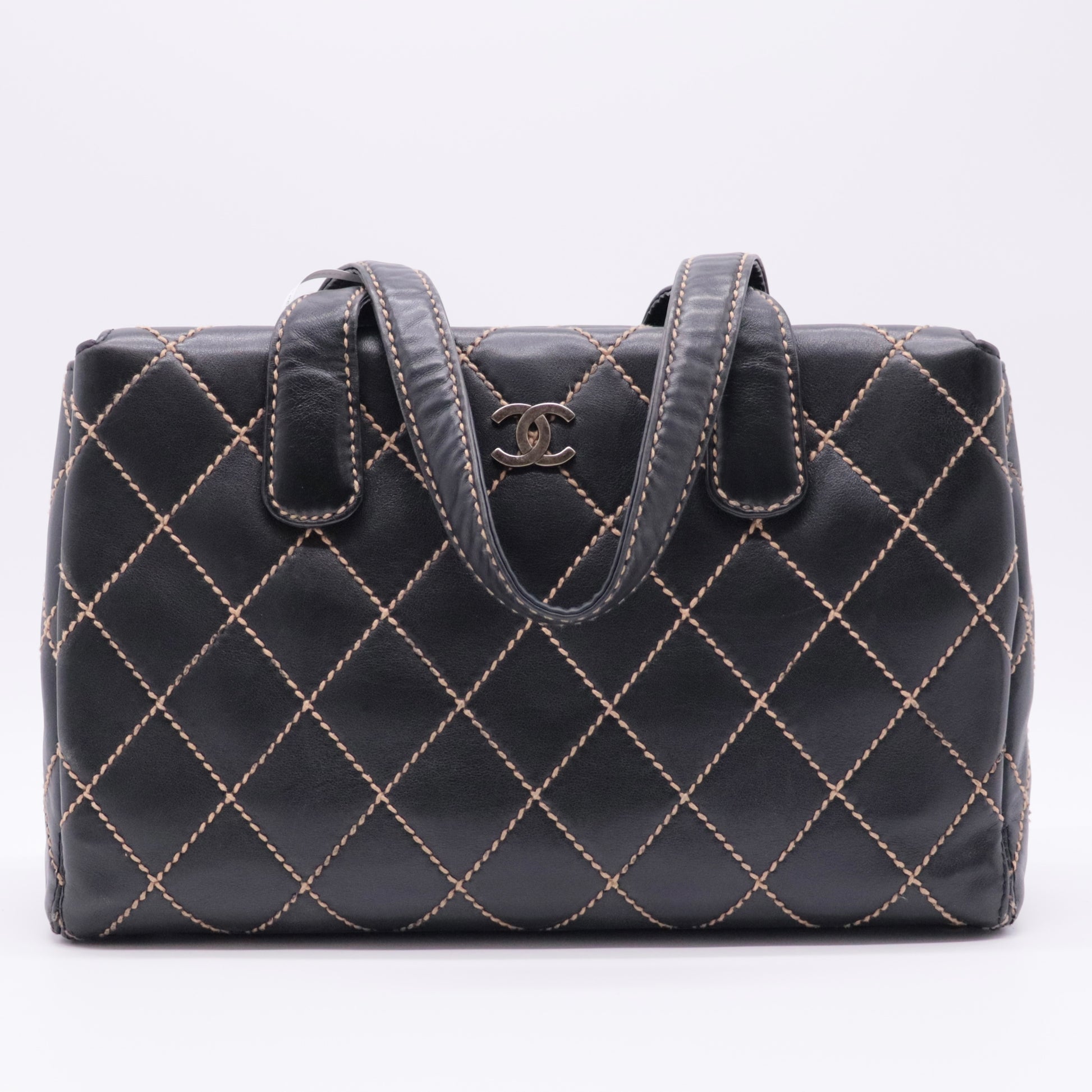 Quilted Stitch Tote Bag twins