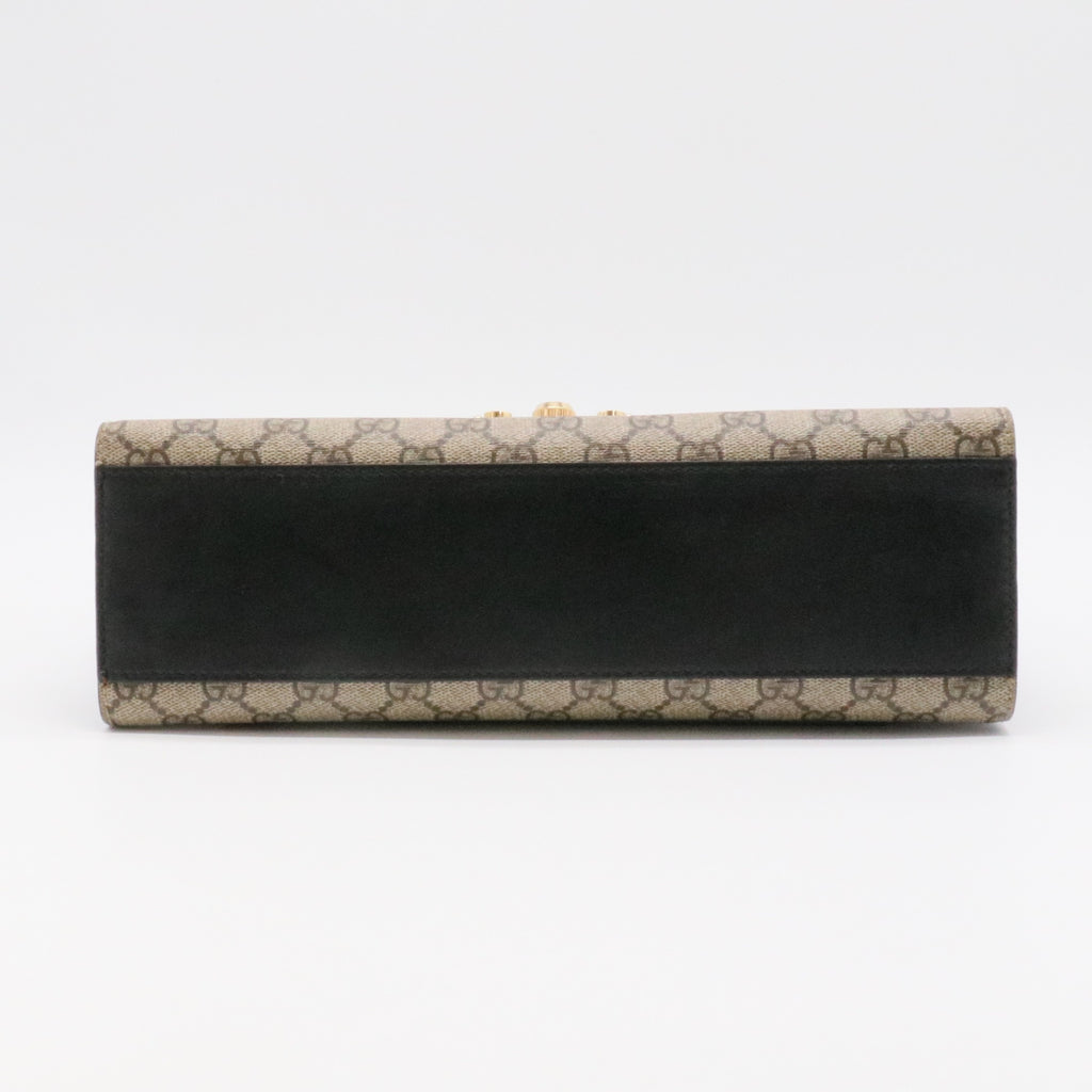 Padlock Shoulder Bag GG Coated Canvas and Leather Medium