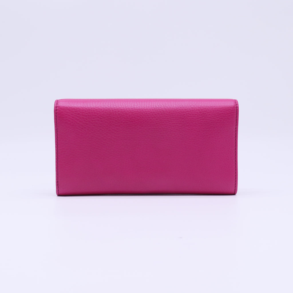 Pebbled Calfskin Large Soho Continental Wallet W21811