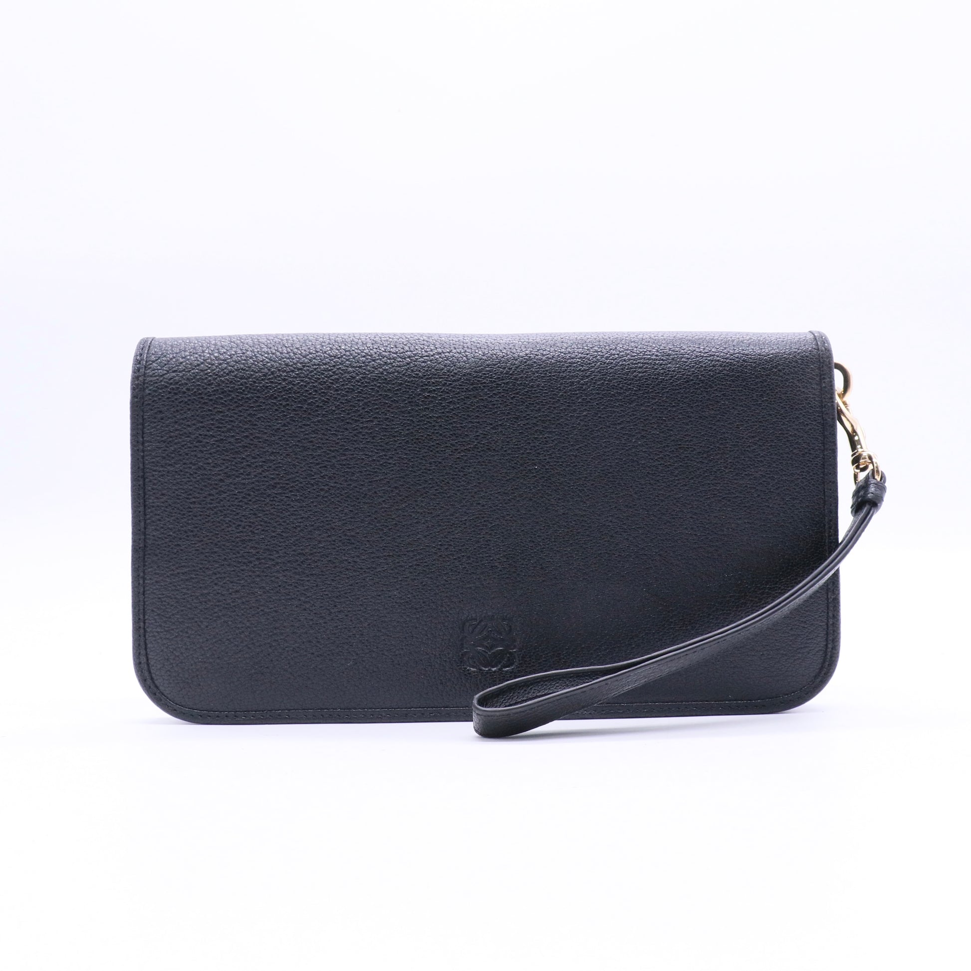 LOEWE Black Long Wallet twins W20857