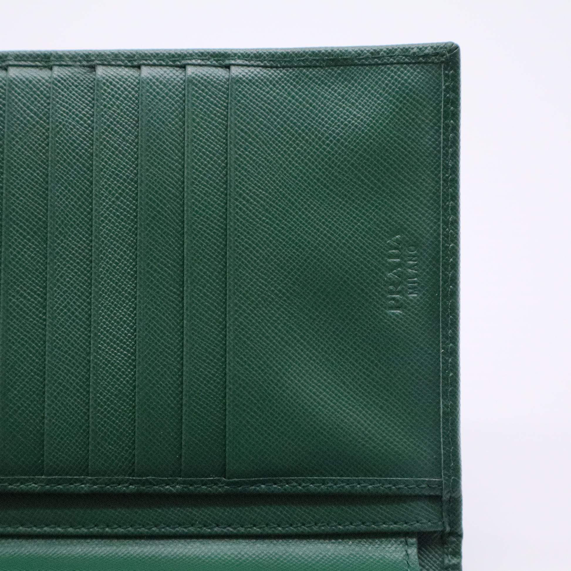 Prada Saffiano Leather Long Wallet