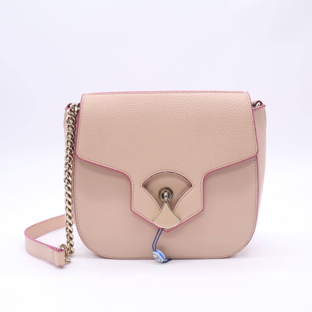 Bvlgari Divas' Dream Calf Leather Flap Shoulder Bag twins LDJ5788
