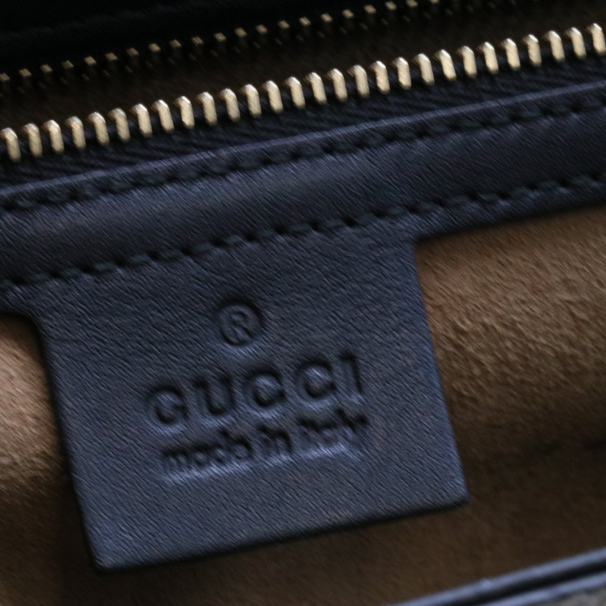 Padlock Shoulder Bag GG Coated Canvas and Leather Medium