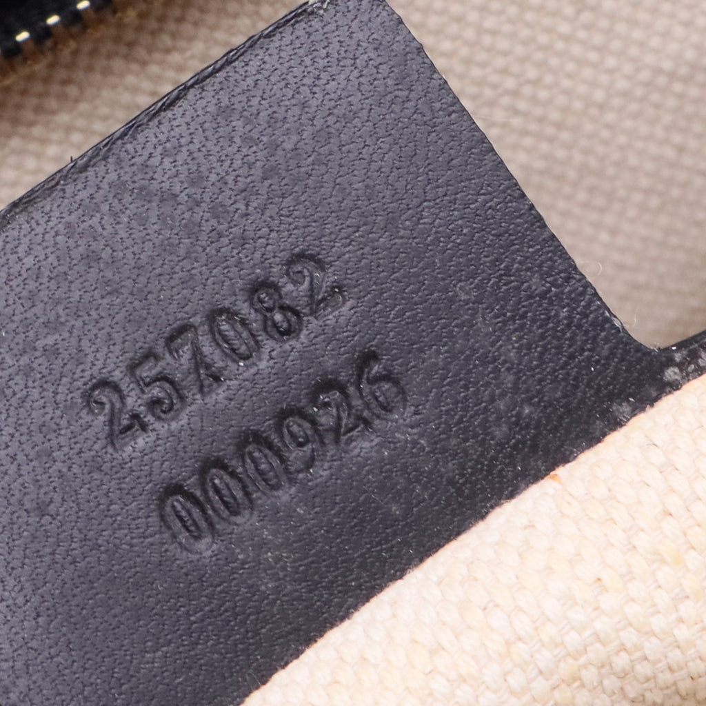 Monogram Vintage Web Medium Half Moon Hobo Navy