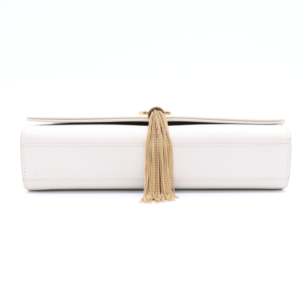 Classic Monogram Tassel Crossbody Bag Leather Medium Twins