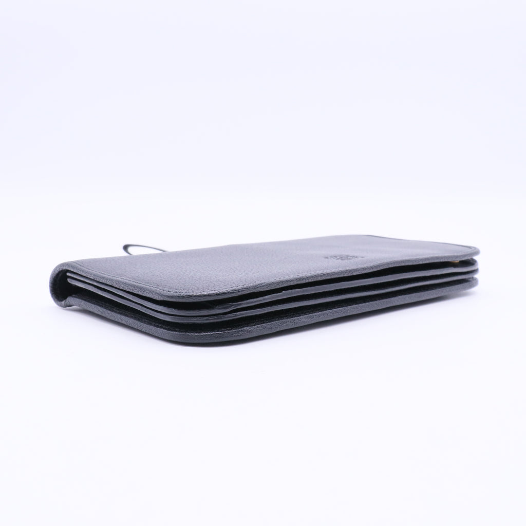 LOEWE Black Long Wallet twins W20857
