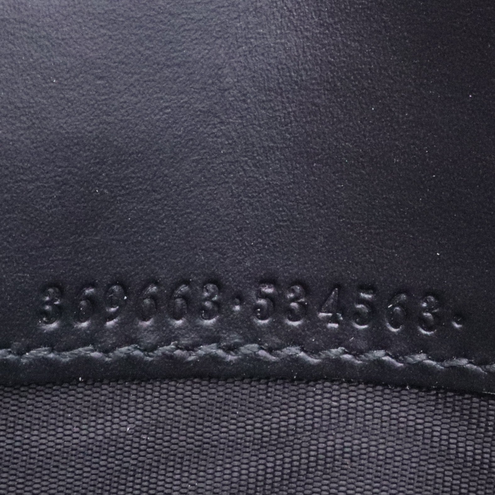Gucci Black Guccissima Leather GG Icon Continental Wallet