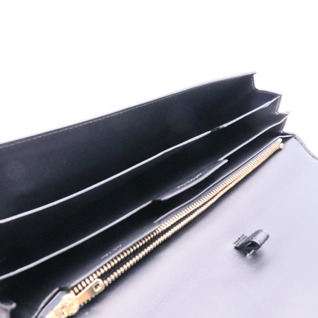 LOEWE Black Long Wallet twins W20857