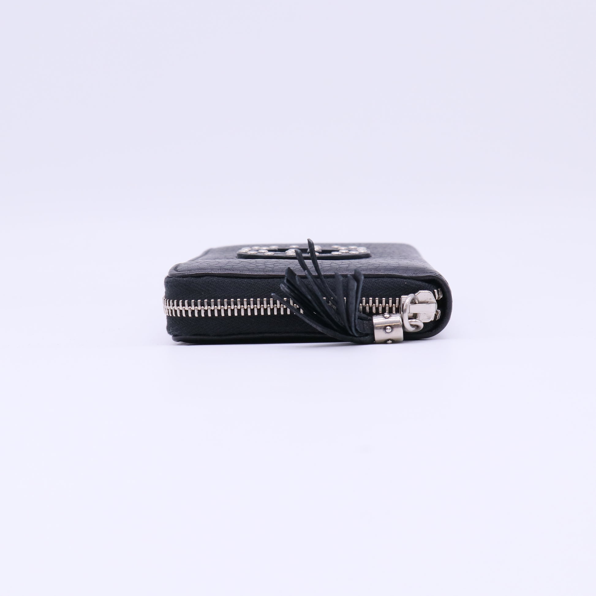 Gucci Soho Studded Zip Around Wallet W21827