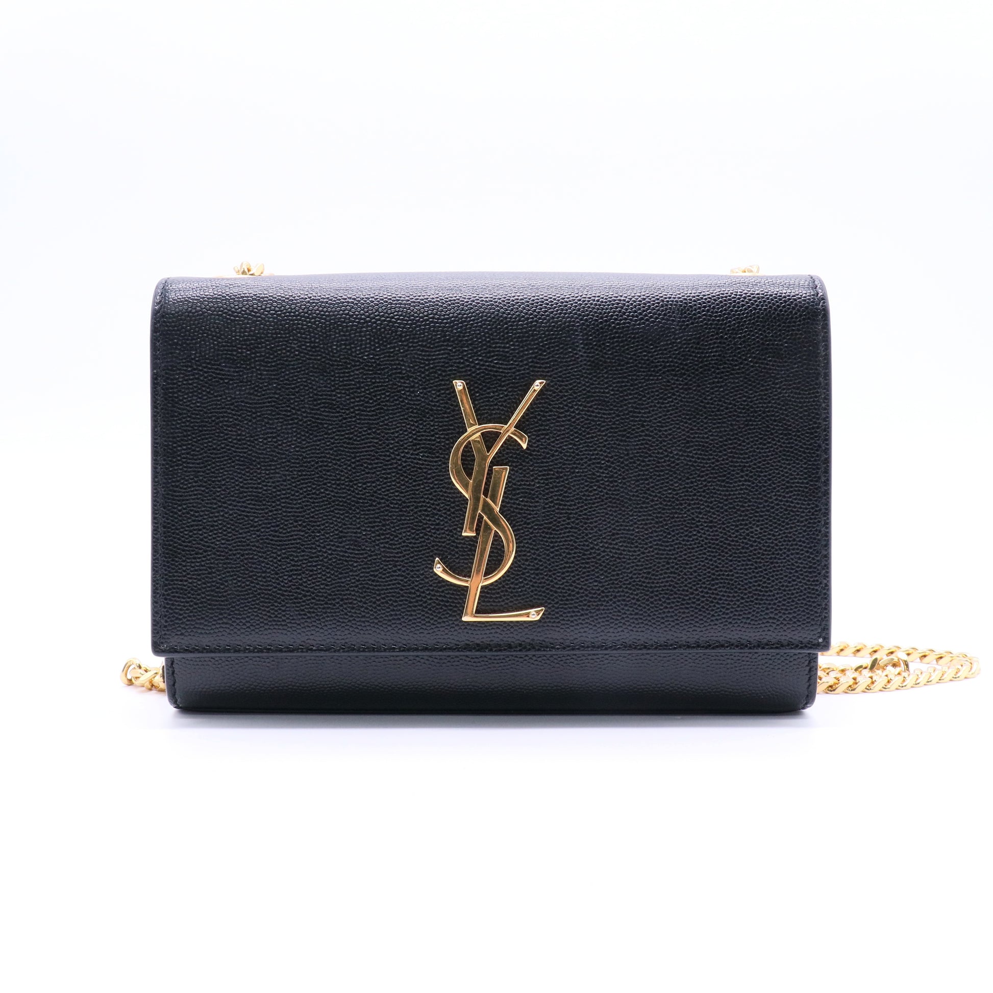 Saint Laurent Classic Monogram Crossbody Bag Grainy Leather Small J2455 Twins