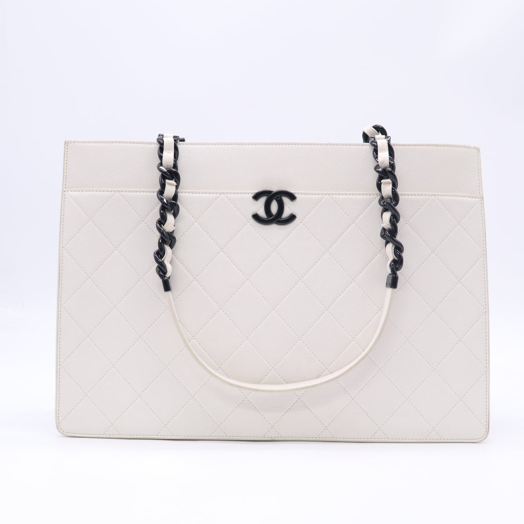Chanel My Everything Tote Quilted Caviar twins LDJ5781