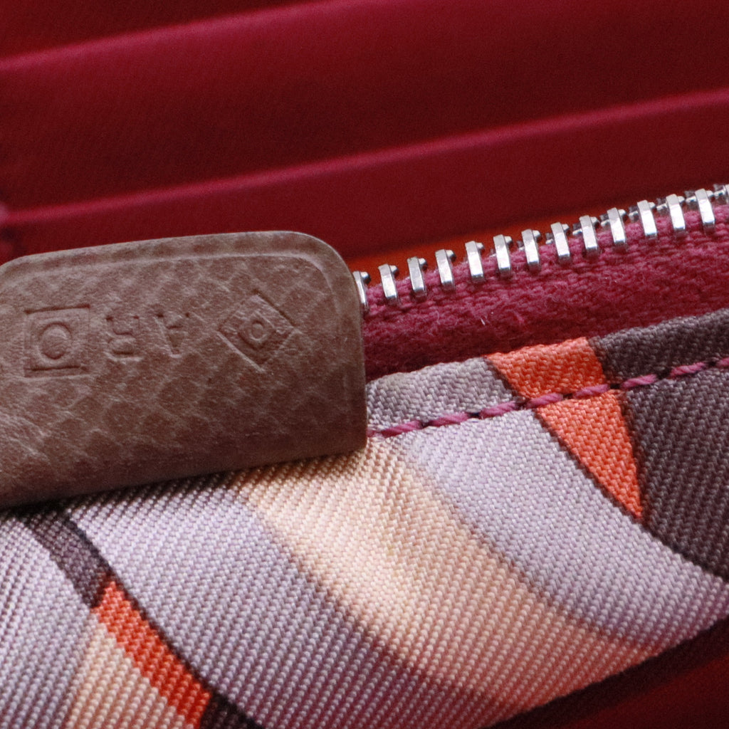 Silk'in Etain Wallet in Epsom, Palladium hardware