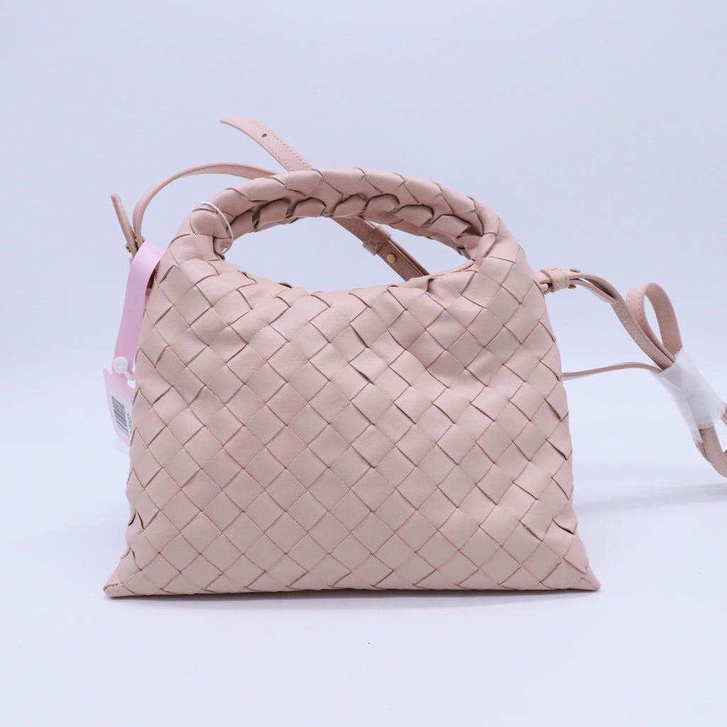 Bottega Veneta Mini Calfskin Intrecciato Hop Satchel Twins LDJ3127