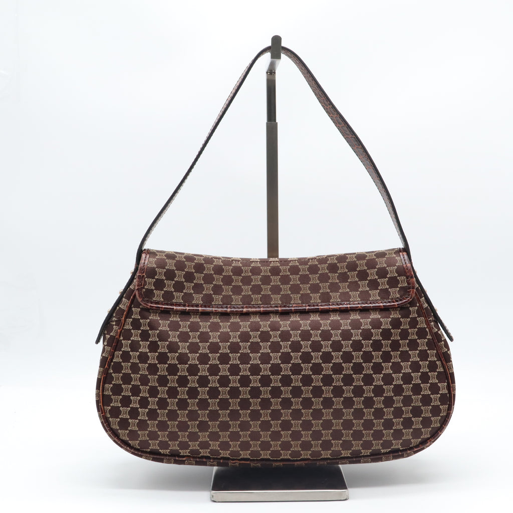 Celine Macadam Canvas Tassel Shoulder Bag B22361