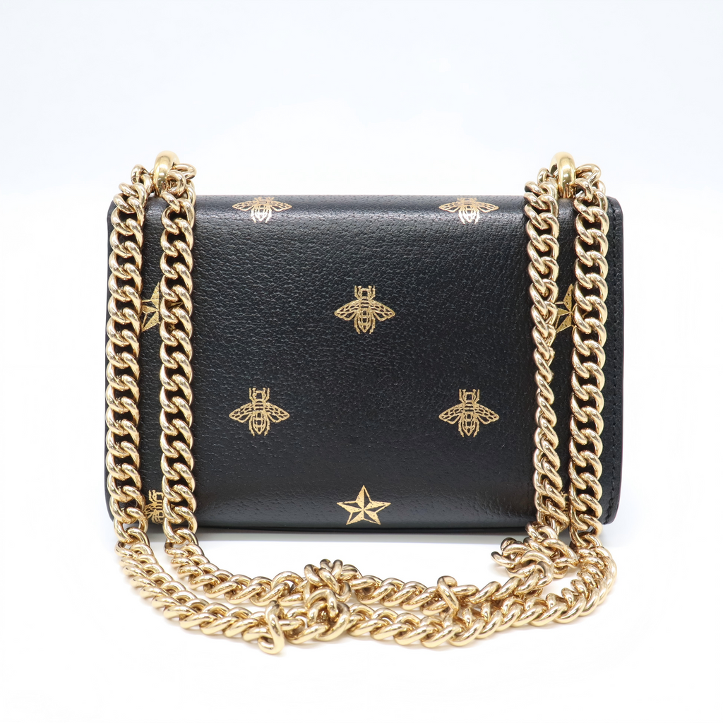 Padlock Shoulder Bag Printed Leather Small B22326