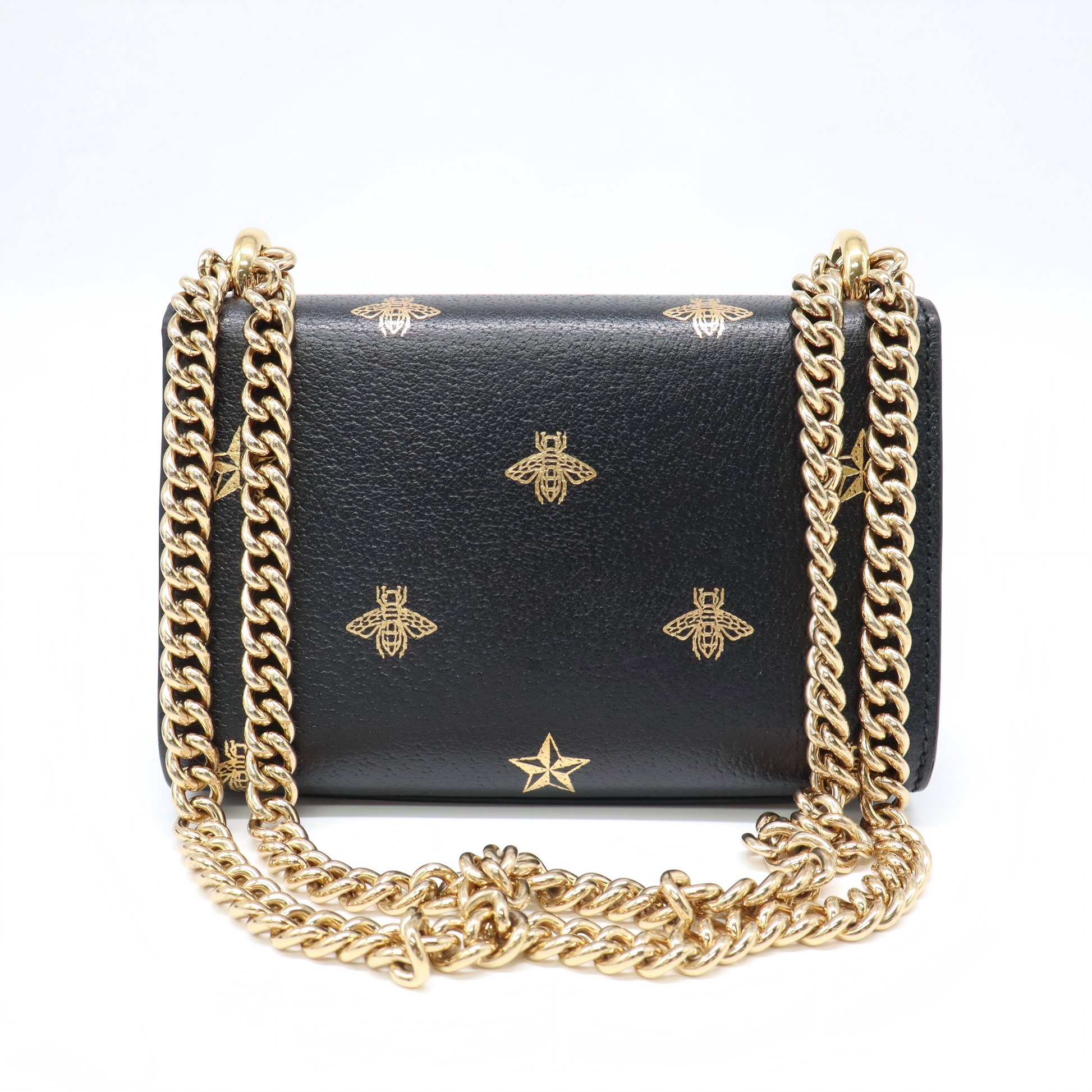 Padlock Shoulder Bag Printed Leather Small B22326